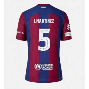 Maillot de foot Barcelona Inigo Martinez #5 Domicile 2023-24 Manches Courte